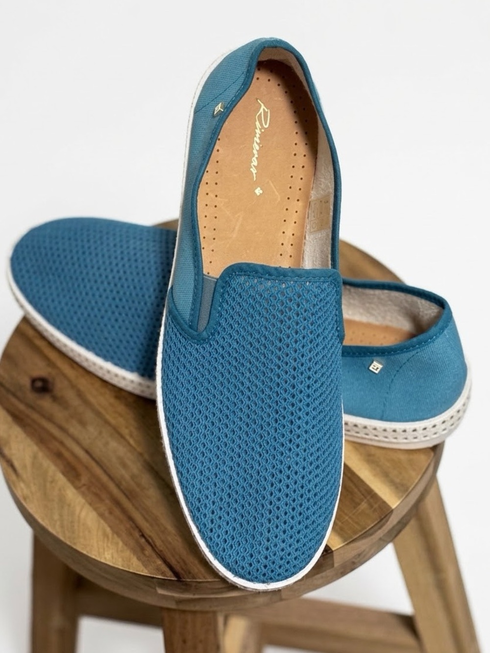 Todd Snyder x Rivieras Aqua Blue Mesh Slip On Loafers Men’s 11 EU 45 NIB